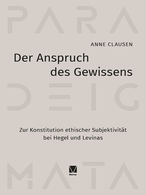 cover image of Der Anspruch des Gewissens